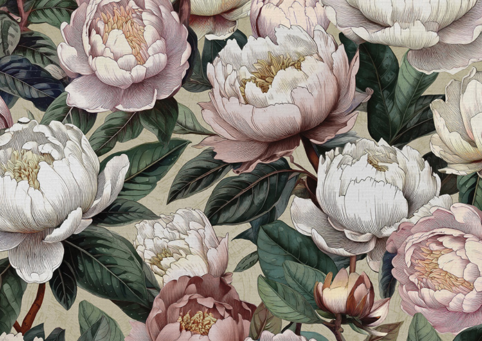 Henley, Peony Bloom Wiginton - Made to Measure Curtains - Image 8